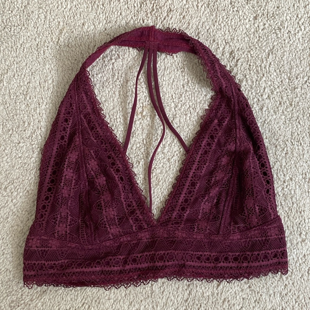 Red Lace Bra Bandeau